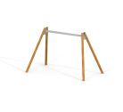 Double swing frame with larch posts