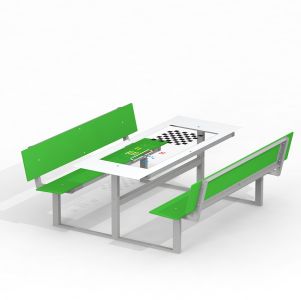 Table & Bench Chess and ludo game 
