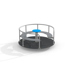 Merry-Go-Round with revolving disc