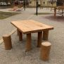Miniaturka Table Nature with 4 stools (2)