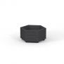 Miniaturka Wooden flowerpot IV black (2)