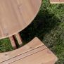 Miniaturka Round table & benches (4)