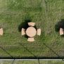 Miniaturka Round table & benches (5)