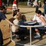 Four Kids plays on Merry-Go-Round