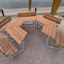 Miniaturka School Table and Bench (5)