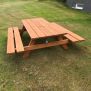 Miniaturka Larchwood Table & Bench for Kids (3)
